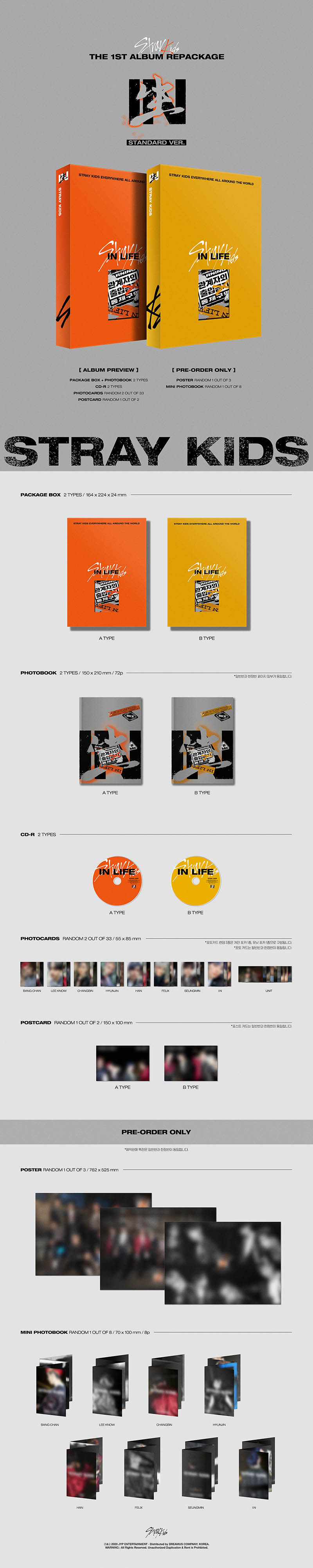 STRAY KIDS - REPACKPAGE IN LIFE